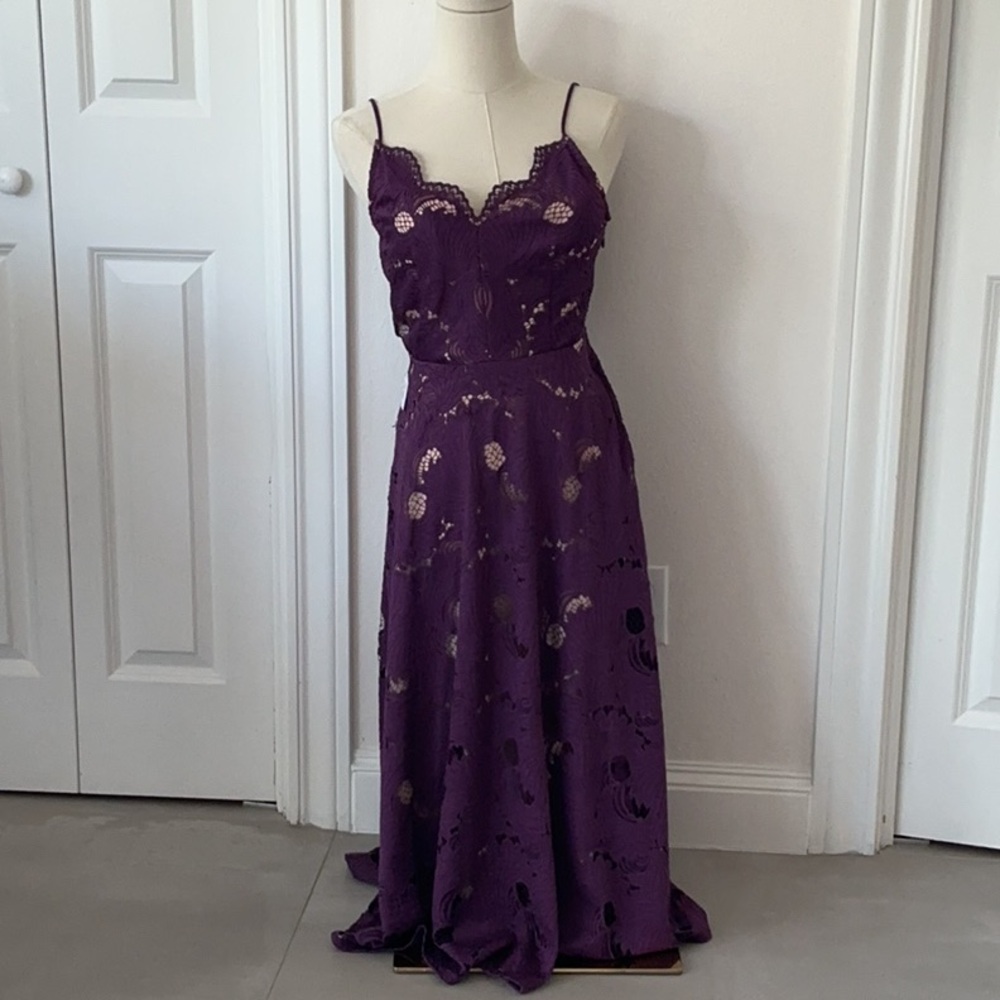 *BUNDLE ONLY* Moulinette Soeurs Purple Spaghetti Strap Gown